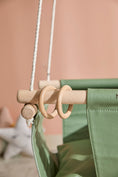 Load image into Gallery viewer, Leather Baby Swings - Mint