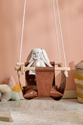 Load image into Gallery viewer, Leather Baby Swings - Brown