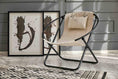 Load image into Gallery viewer, Leather Folding Chair - Off White