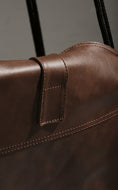 Load image into Gallery viewer, MernLiving leather hanging chair hammock swing indoor outdoor modern chair vegan leather scandinavian style hngesessel silla colgante hanging chair, hammock chair, swing chair, leather swing, hammock swing, egg chair, hanging egg chair, egg chair swing, garden egg chair, outdoor egg chair, leather hanging chair, hanging chair for bedroom, indoor hanging chair , patio egg chair, rattan hanging chair, indoor hammock chair